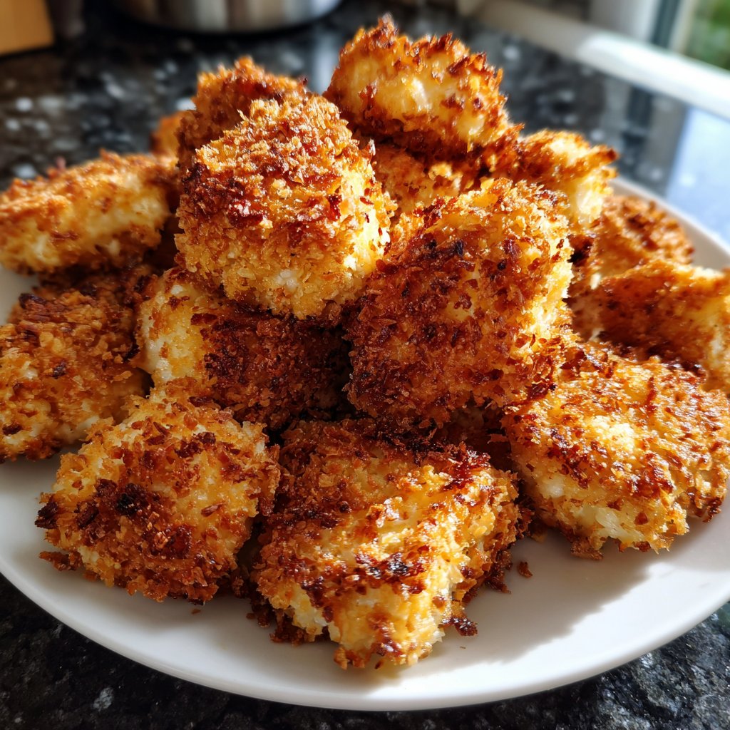 Blumenkohl paniert aus dem Ofen