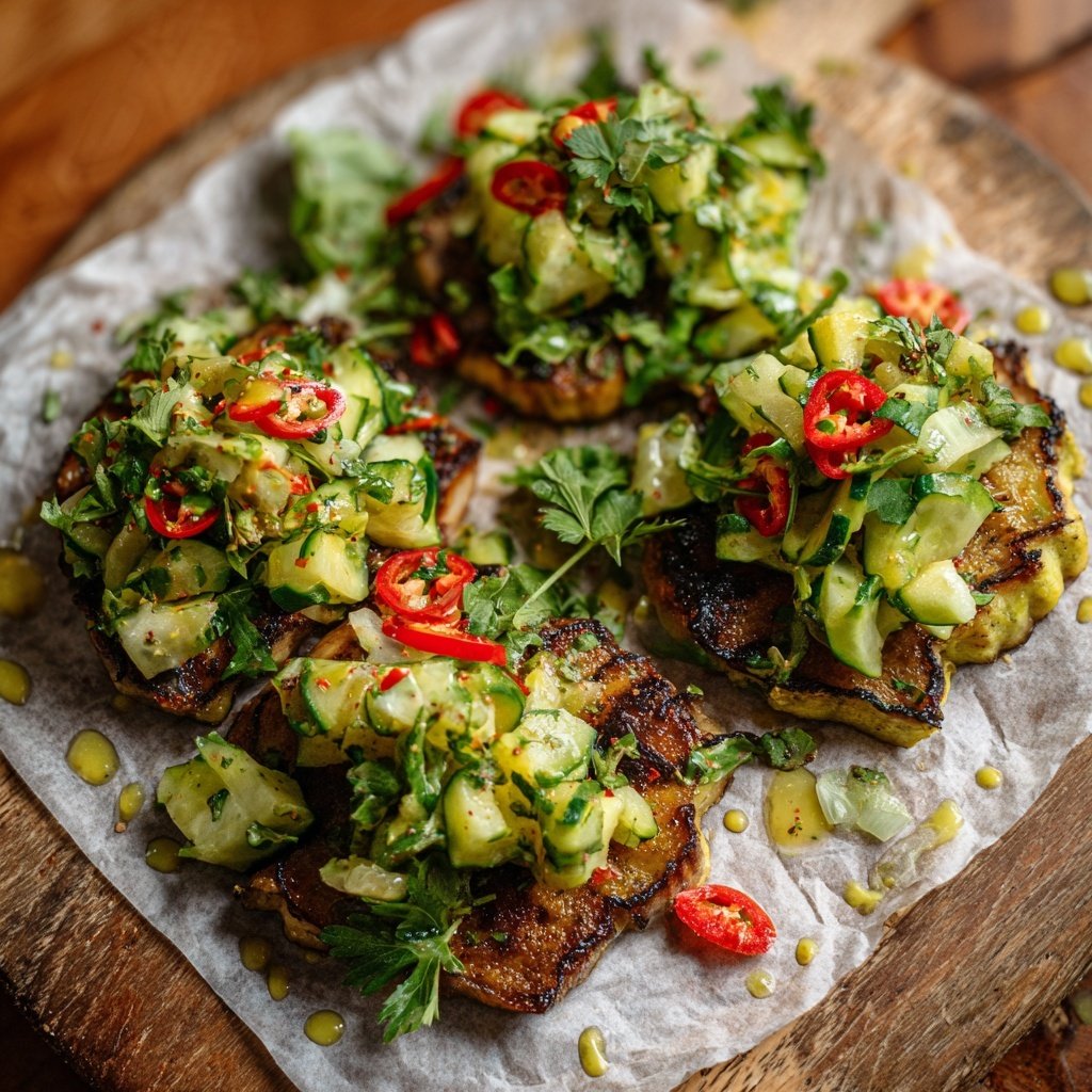 Grill Beilagen Mit Gurkensalat