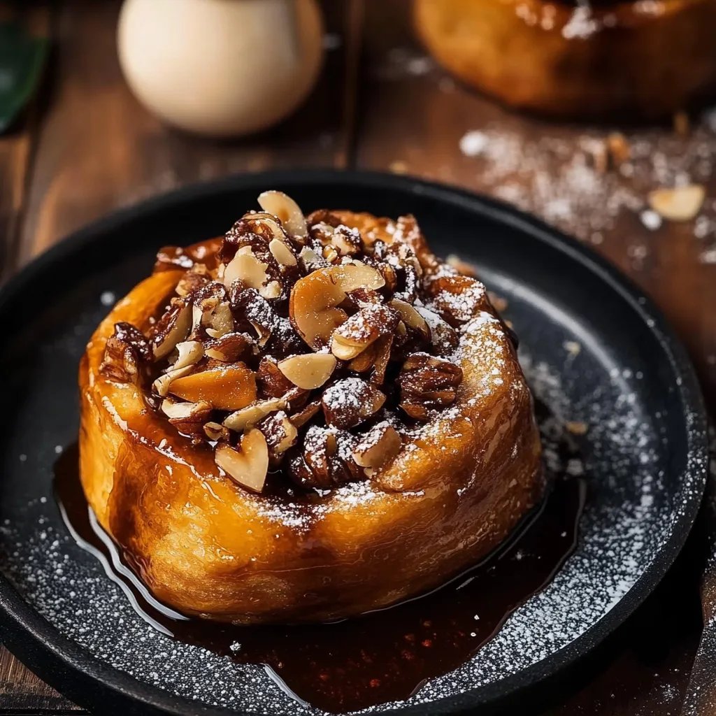 Ahorn-Pekannuss-Zimtschnecken