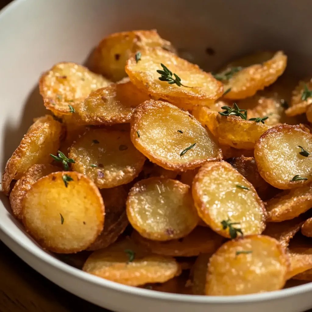 Knusprige Kartoffelchips