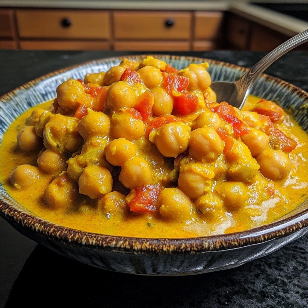 Indisches Kichererbsencurry