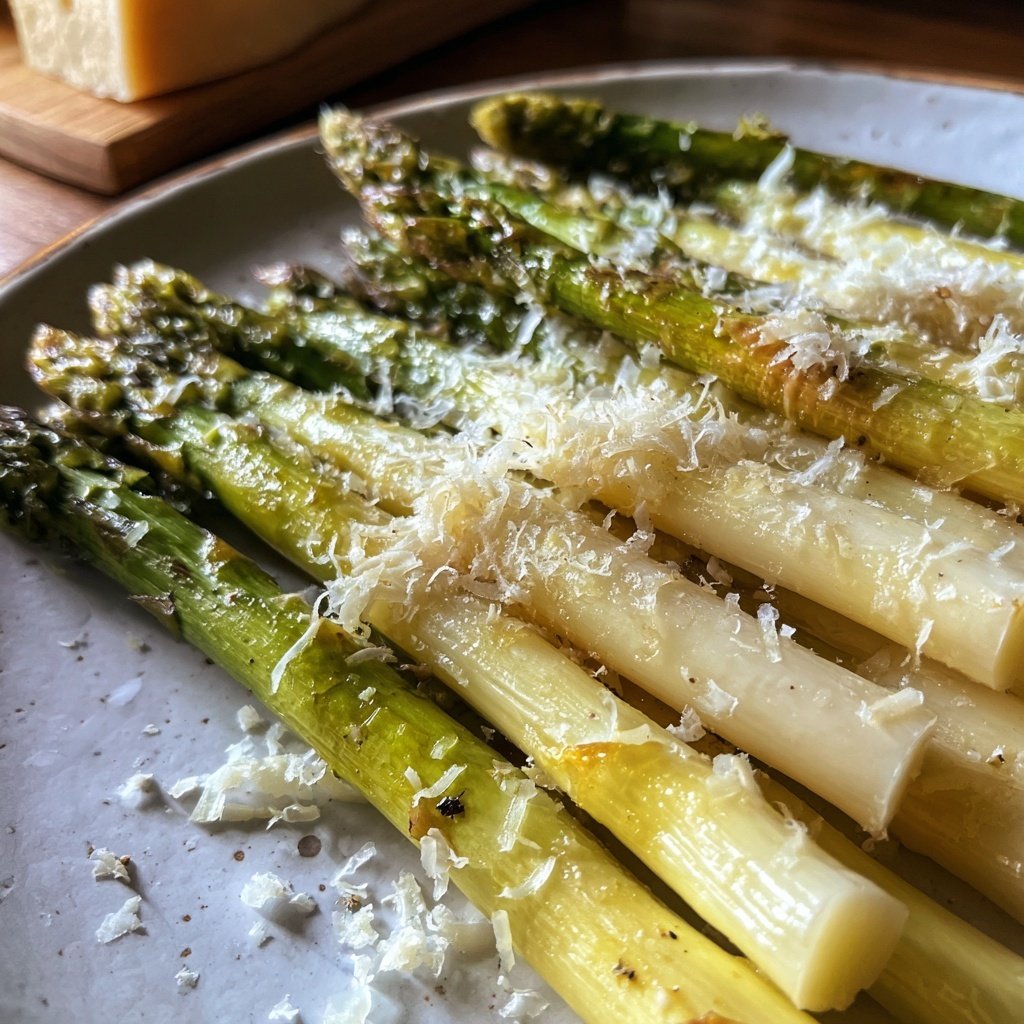Grüner Spargel Mit Parmesan