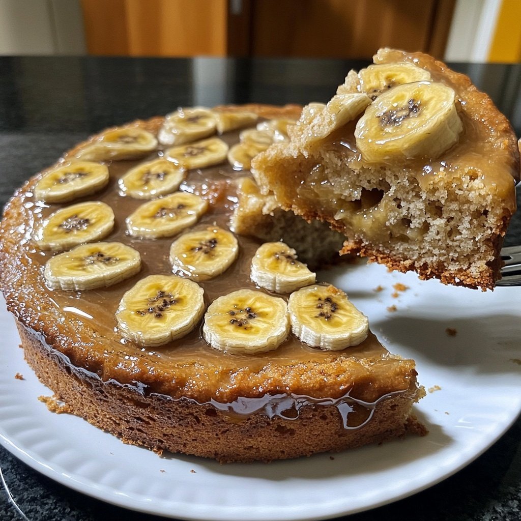 Bananenkuchen mit Öl
