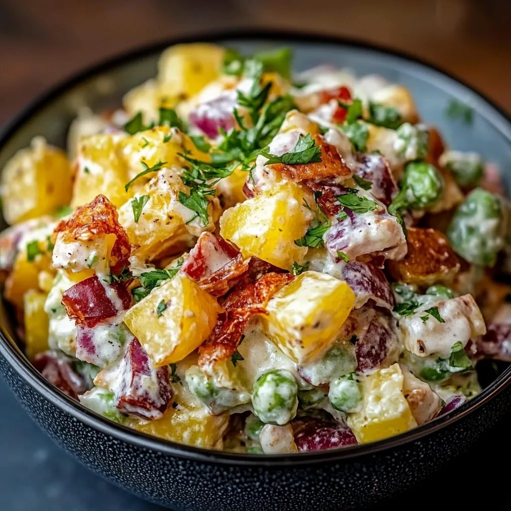 Knuspriger Kartoffelsalat