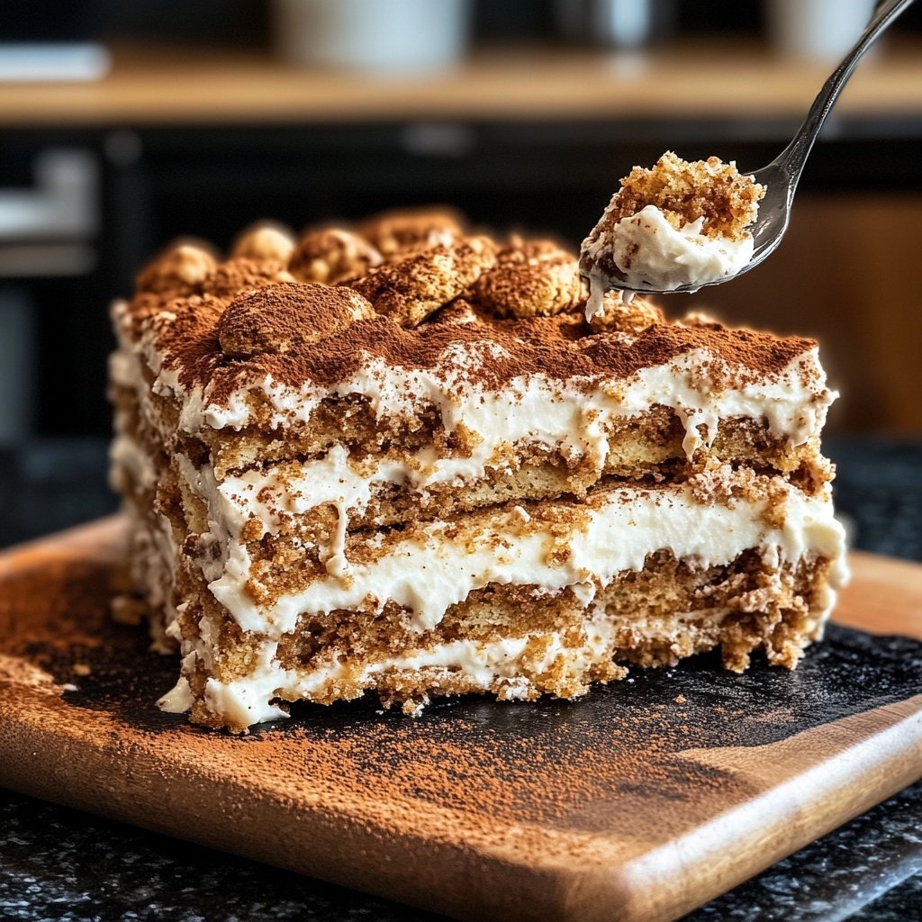 Bratapfel Spekulatius Tiramisu
