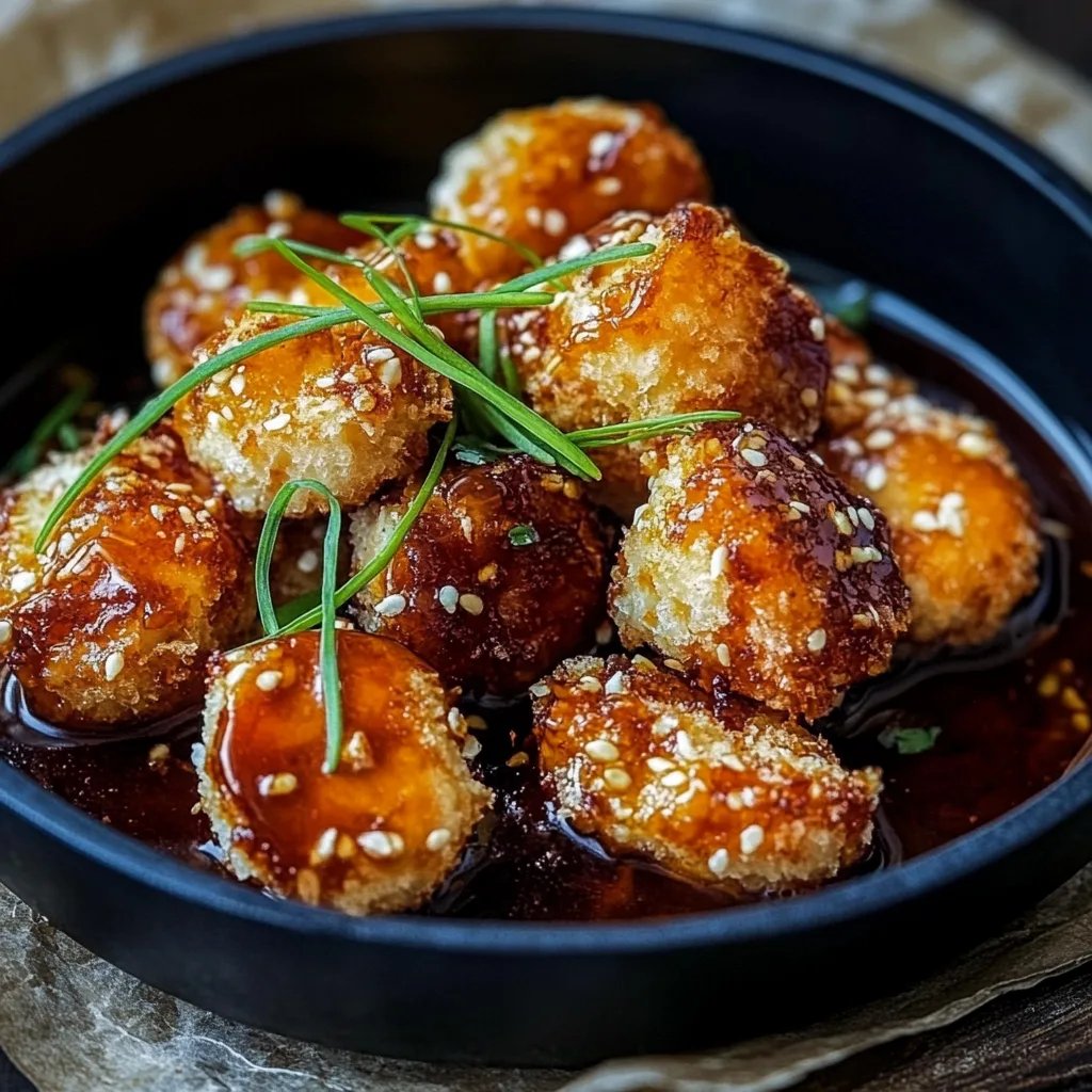 Knusprige Sesam-Blumenkohlbissen