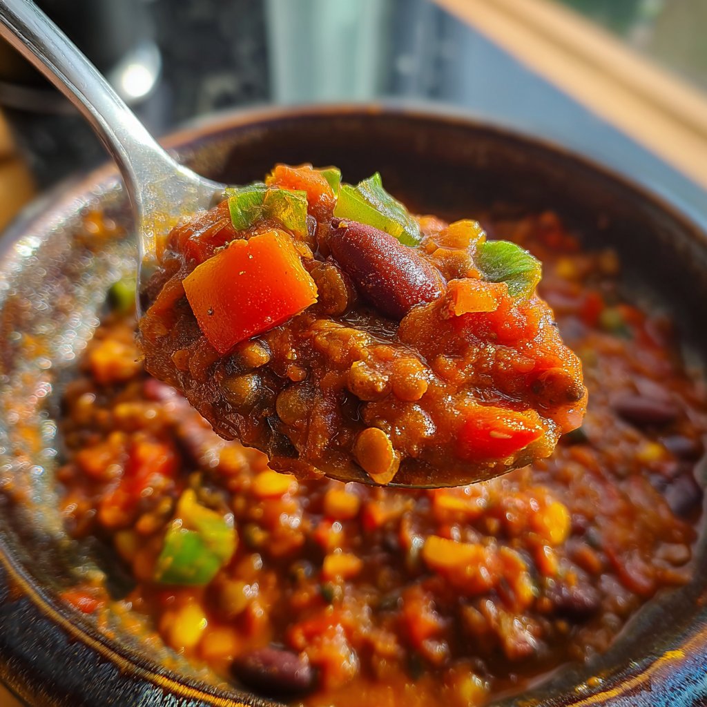 Chili sin Carne mit Linsen