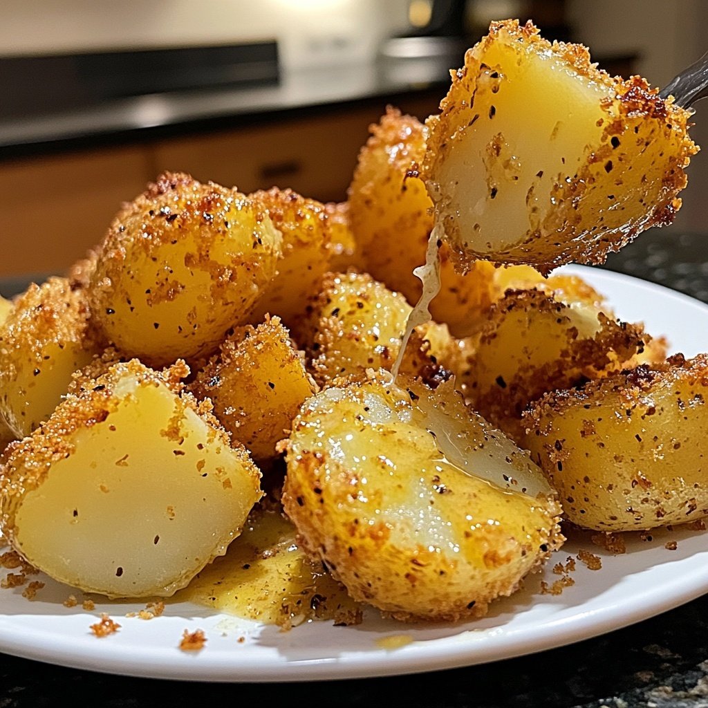 Knoblauch-Butter-Röstkartoffeln