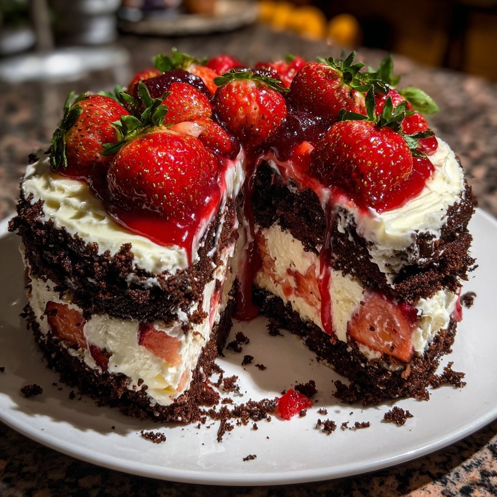 Valentinstag Kuchen ohne Backen