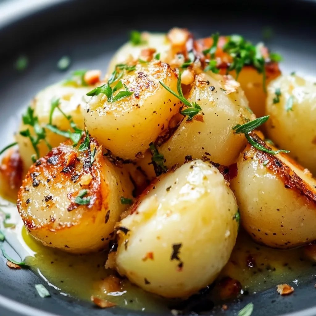 Knoblauch-Kartöffelchen