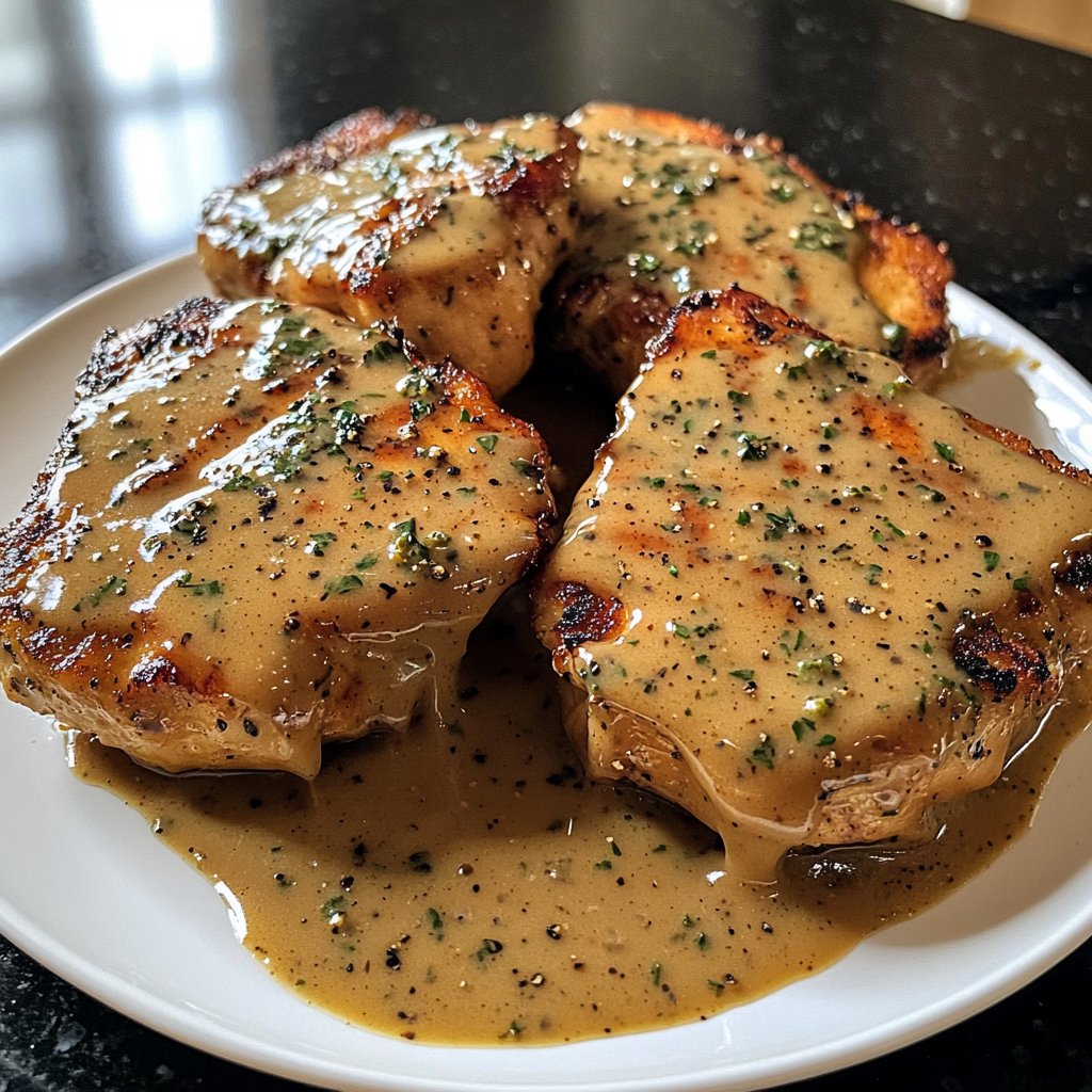 Hähnchenbrust in leichter Sahnesauce