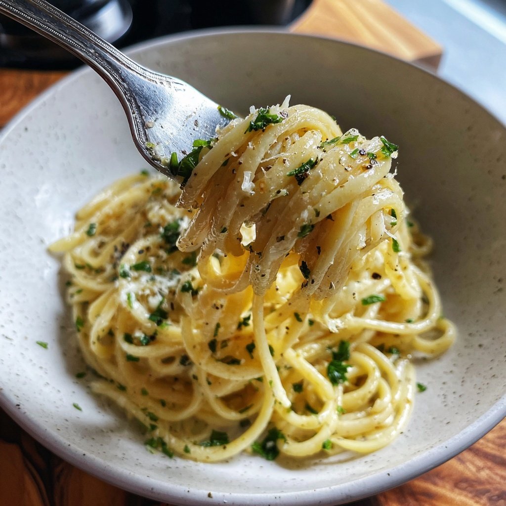 Schnell & Einfach 15-Minuten Knoblauchpasta