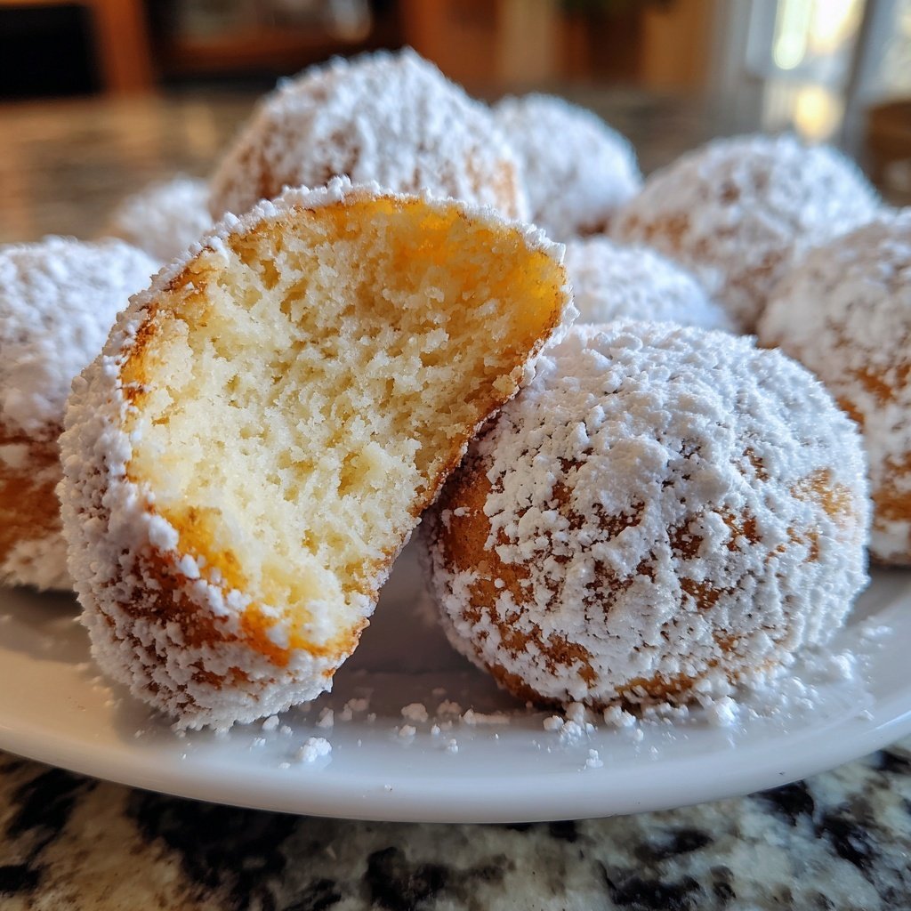 Quarkbällchen mit Zimt