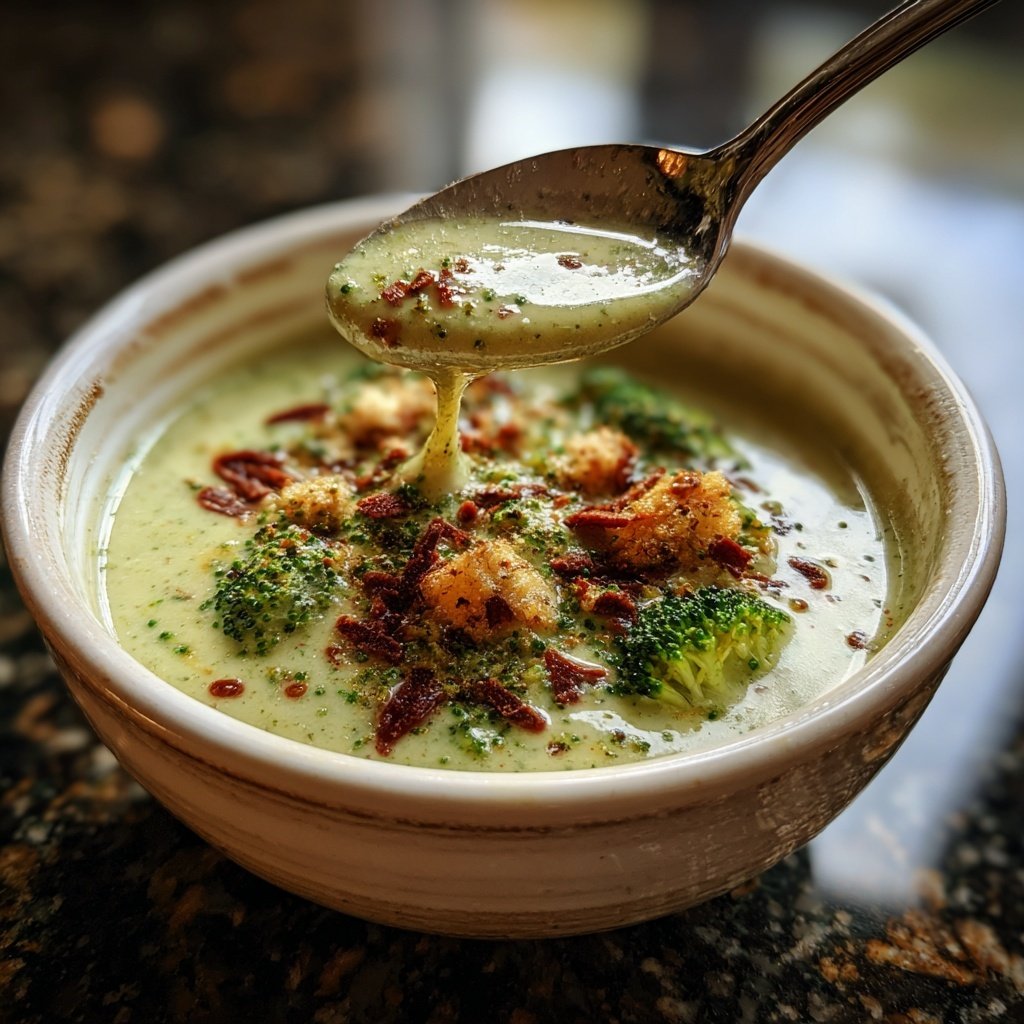 Brokkoli Suppe Mit Mandelmus