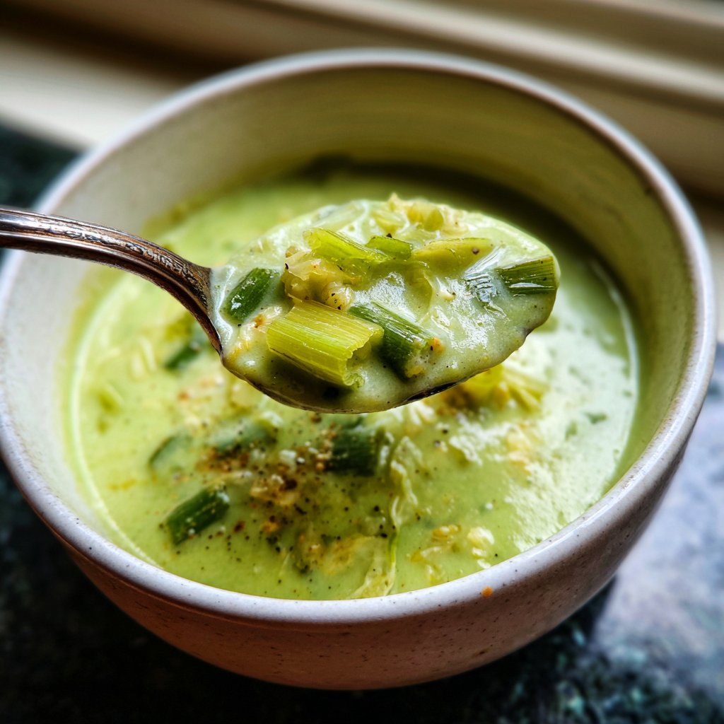 Blumenkohlsuppe mit Lauch