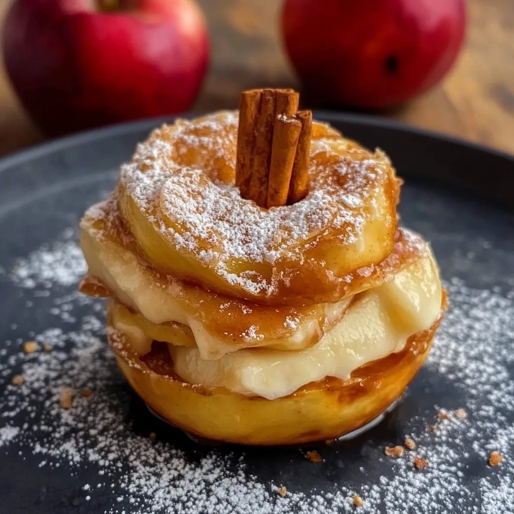 Gefüllter Apfel mit Vanille
