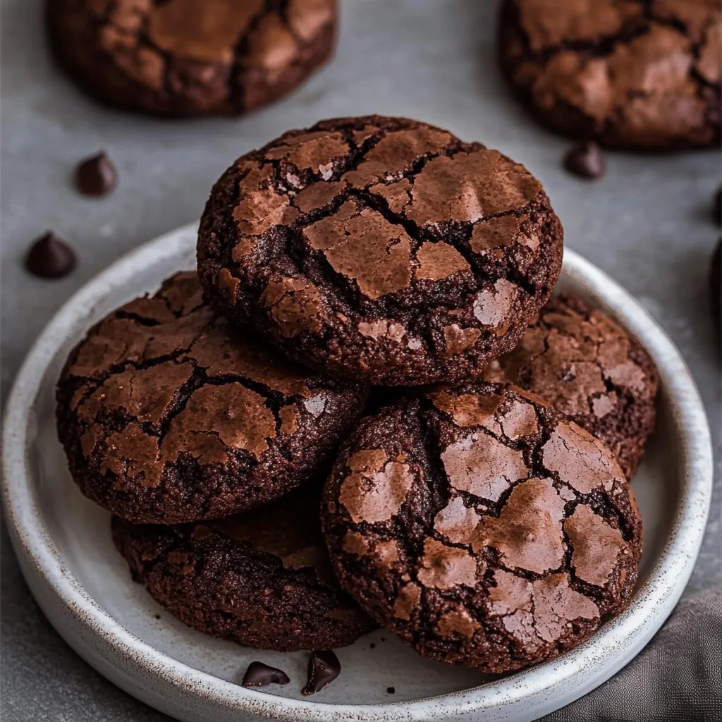 Schokoladige Brownie-Cookies