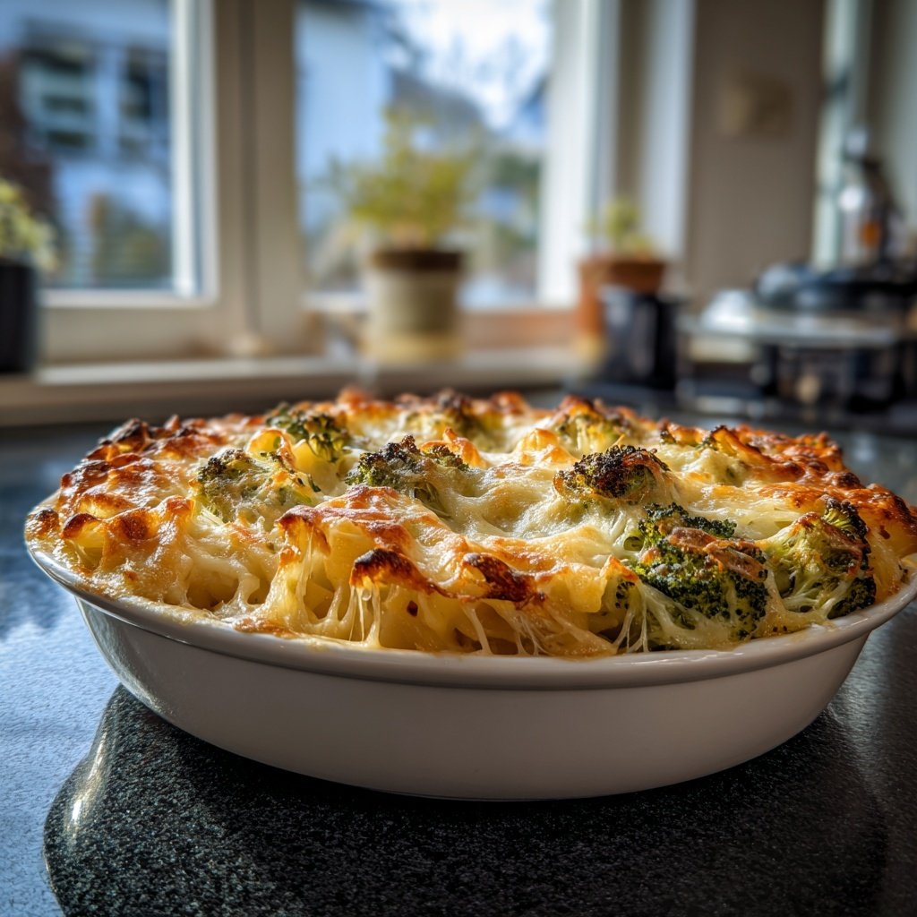 Brokkoli Nudelauflauf Mit Käse