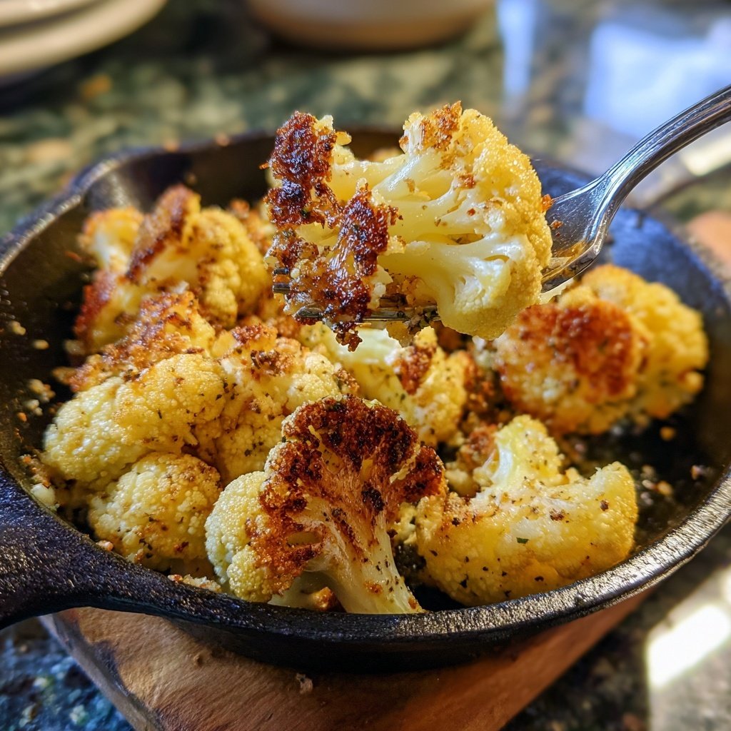 Blumenkohl aus der Pfanne