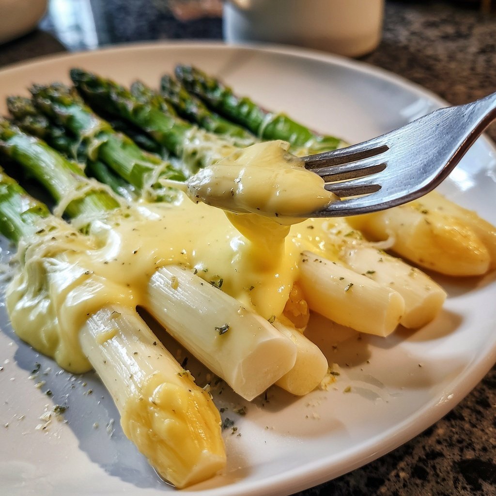 Spargel mit Sauce Hollandaise