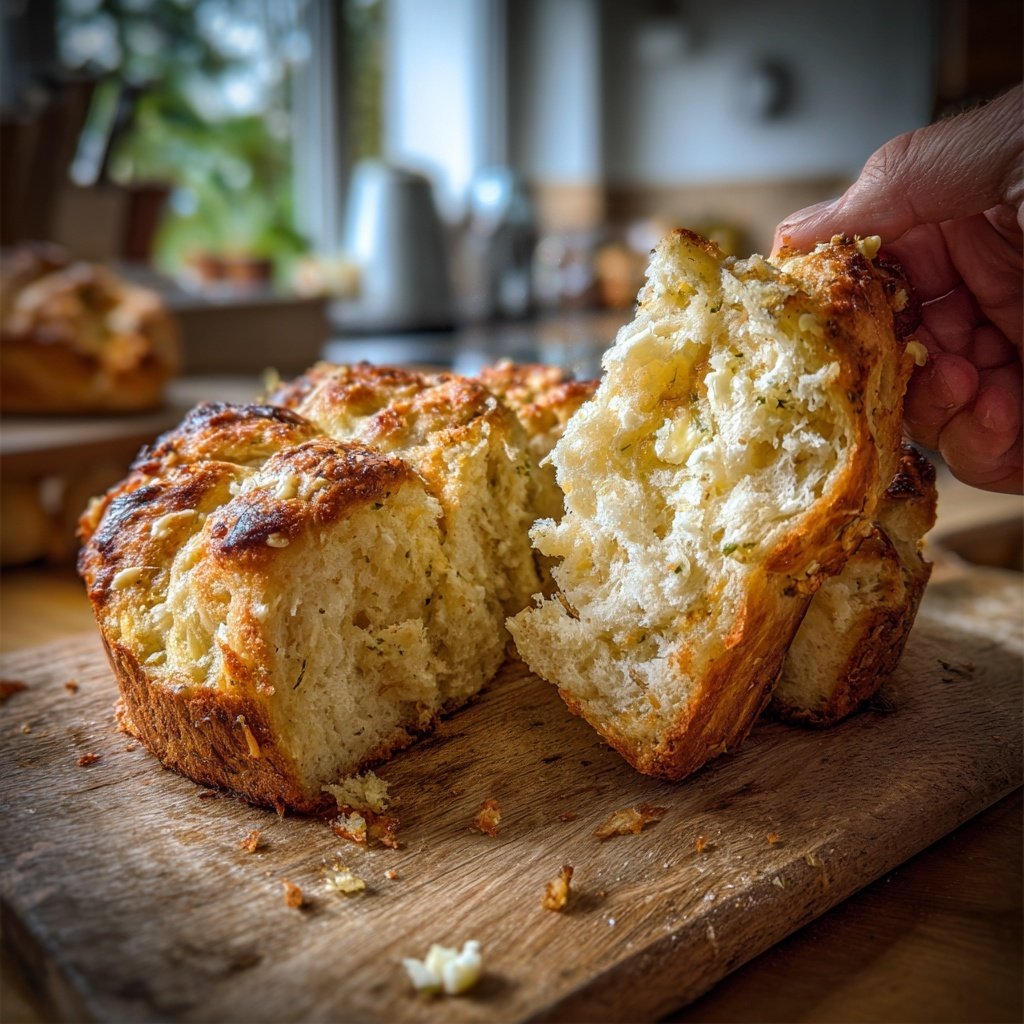Zupfbrot Mit Knoblauchbutter
