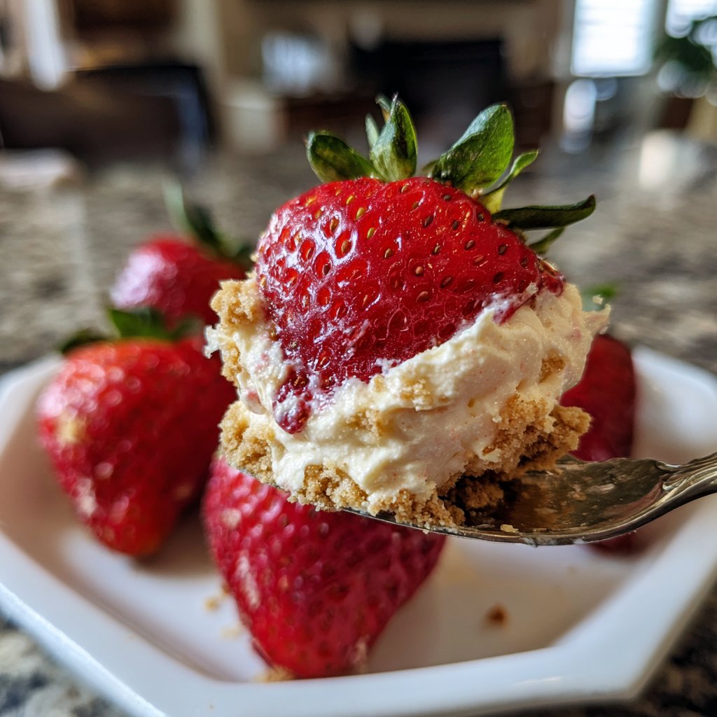 Gefüllte Erdbeeren mit Cheesecake