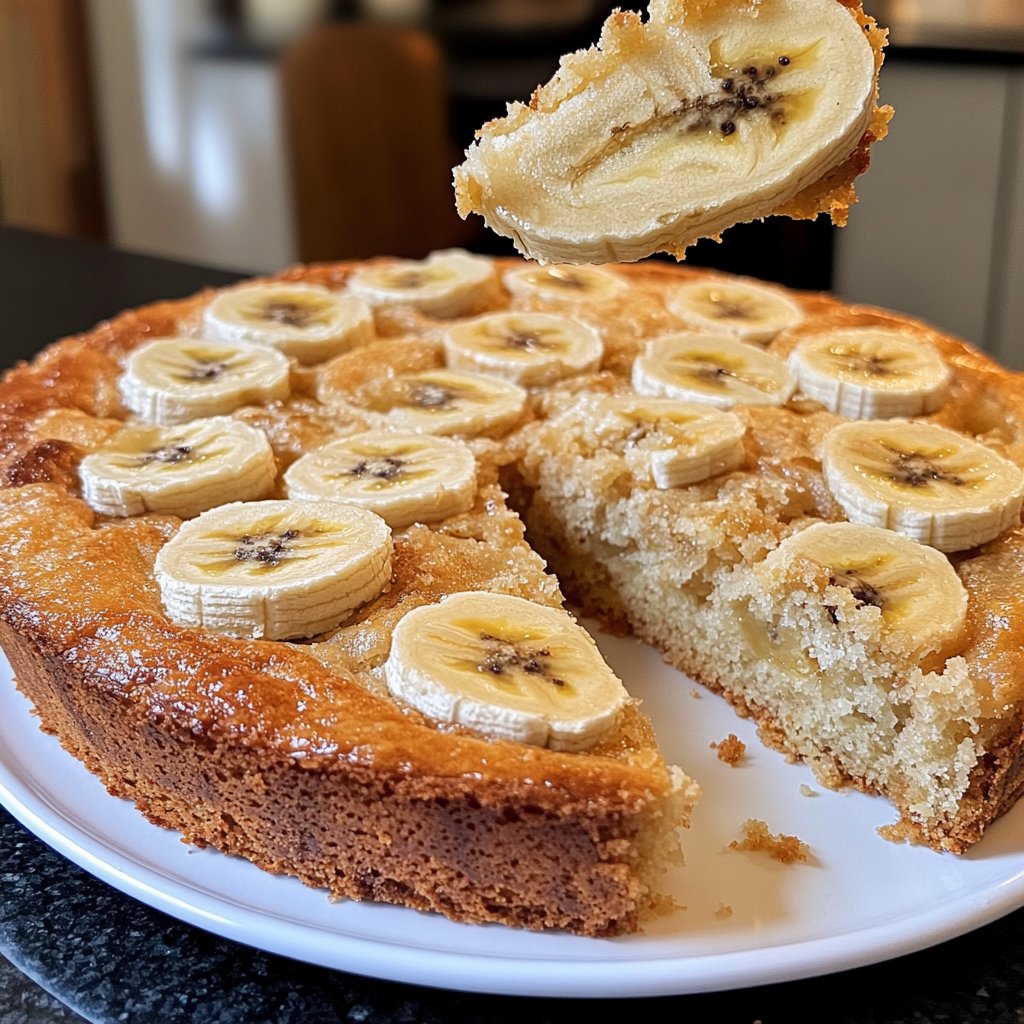 Bananenkuchen für die Familie